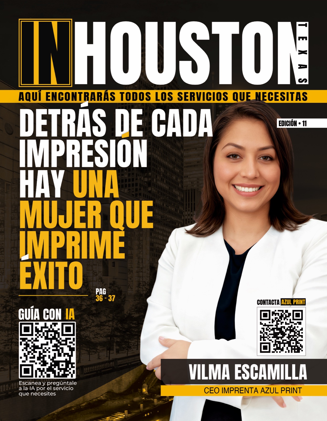 Portada de la edición 11 de IN Houston Texas
